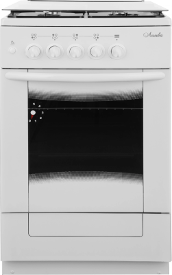 Плита Газовая Лысьва ГП 400 М2С-2у белый (стеклянная крышка) реш.сталь