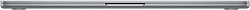 Ноутбук Apple MacBook Air A3114 M3 8 core 16Gb SSD256Gb/10 core GPU 15.3" Liquid Retina (2880x1864) macOS grey space WiFi BT Cam (MC9D4LL/A)