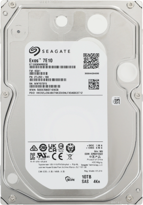 Жесткий диск Seagate SAS 3.0 10TB ST10000NM003B Exos 7E10 4KN (7200rpm) 256Mb 3.5"