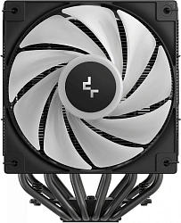 Устройство охлаждения(кулер) Deepcool AG620 Bk V2 ARGB Soc-AM5/AM4/1200/1700/1851 черный 4-pin 15-29.4dB Al+Cu 260W 1330gr Ret (R-AG620-BKAMMN-GJD)