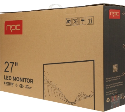 Монитор NPC 27" MZ2704 черный IPS LED 5ms 16:9 HDMI M/M матовая 250cd 178гр/178гр 2560x1440 100Hz DP 2K USB 4кг