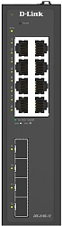 Коммутатор D-Link DIS-210G-12/A1A 8x1Гбит/с 4SFP управляемый