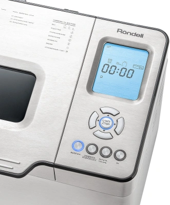 Хлебопечь Rondell RDE-1640 600Вт серебристый