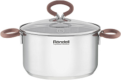 Кастрюля Rondell Etery RDS-1599 3.1л. d=20см (с крышкой) стальной