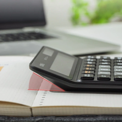 Калькулятор настольный Deli Askend EM110 черный 12-разр.