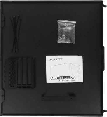 Корпус Gigabyte C301G черный без БП ATX 3x120mm 5x140mm 2xUSB3.0 audio bott PSU