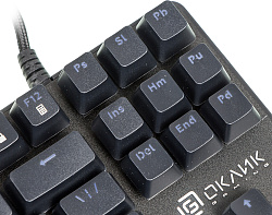 Клавиатура Оклик 969G SHOTGUN механическая черный USB Multimedia for gamer LED