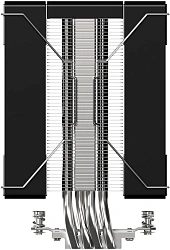 Устройство охлаждения(кулер) ID-Cooling SE-214-XT V2 Plus нет подсветки Soc-AM5/AM4/1200/1700/1851 серебристый/черный 4-pin 27.2dB Al+Cu 220W 680gr Ret