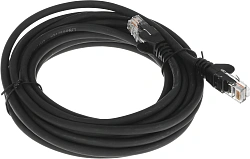Патч-корд Lanmaster LAN-PC45/U5E-5.0-BK UTP RJ-45 вил.-вилка RJ-45 кат.5E 5м черный LSZH (уп.:1шт)