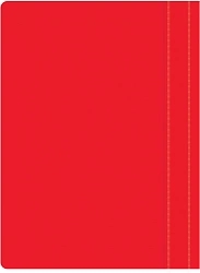 Папка-скоросшиватель Silwerhof Eco SE-PSE20/RED A4 прозрач.верх.лист пластик красный 0.11/0.13