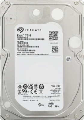 Жесткий диск Seagate SAS 3.0 10TB ST10000NM003B Exos 7E10 4KN (7200rpm) 256Mb 3.5"