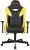 Кресло игровое Knight Thunder 5X черный/желтый эко.кожа крестов. металл