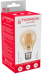 Лампа филам. Thomson Filament TH-B2111 9Вт цок.:E27 груша 220B св.свеч.бел.теп. A60 (упак.:1шт)