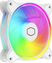 Вентилятор для корпуса Cooler Master MasterFan MF120 Halo2 ARGB 120х120x25 белый 4-pin 27дБ (MFL-B2DW-21NP2-R2) Ret