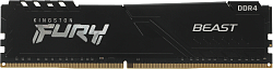 Память DDR4 8GB 3200MHz Kingston KF432C16BB/8WP Fury Beast Black RTL Gaming PC4-25600 CL16 DIMM 288-pin 1.35В single rank с радиатором Ret
