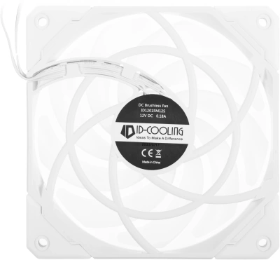 Вентилятор для корпуса ID-Cooling NO-12015-XT Snow ARGB 120х120x15 белый 4-pin 31дБ (NO-12015-XT ARGB SNOW) Ret