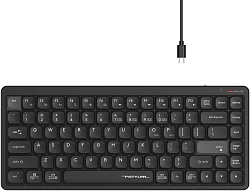 Клавиатура A4Tech Fstyler FBX53C черный USB беспроводная BT/Radio slim Multimedia (FBX53C)