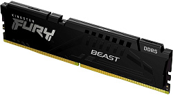Память DDR5 16Gb 5600MHz Kingston KF556C40BB-16 Fury Beast RTL PC5-44800 CL40 DIMM 288-pin 1.25В single rank с радиатором Ret