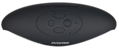 Колонка порт. Digma S-10 черный 3W 1.0 BT (SP103B)