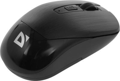 Мышь Defender Wave MM-995 черный оптическая 1600dpi silent беспров. USB для ноутбука 3but (52995)