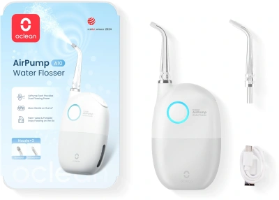 Ирригатор Oclean AirPump A10 W7602 2насад. серый