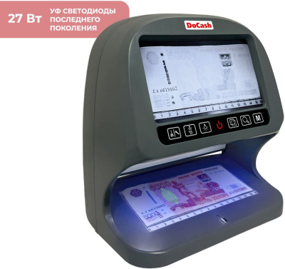 Детектор банкнот DoCash Big D 14599 просмотровый мультивалюта