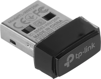 Сетевой адаптер Wi-Fi TP-Link TL-WN725N N150 USB 2.0 (ант.внутр.) 1ант.
