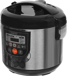Мультиварка Centek CT-1498 5л 700Вт черный/стальной
