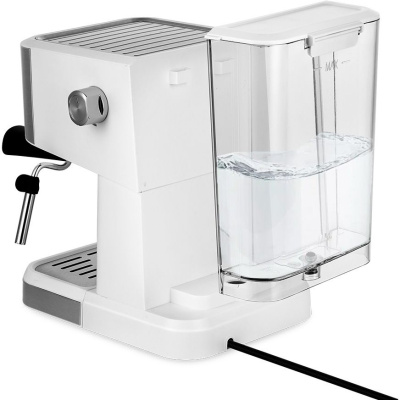 Кофеварка рожковая Kitfort КТ-7139 1050Вт белый/нержавеющая сталь