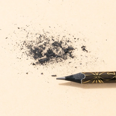 Карандаш ч/г Deli EC042-HB 2.2мм HB кругл. липа ассорти Golden Flower Texture