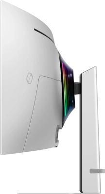 Монитор Samsung 49" Odyssey OLED G9 S49DG932SIXCI серебристый OLED LED 32:9 HDMI матовая HAS 250cd 178гр/178гр 5120x1440 240Hz FreeSync Premium Pro DP USB 12.9кг