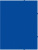 Папка-короб на резинке Бюрократ -BA25/05BLUE пластик 0.5мм корешок 25мм A4 синий