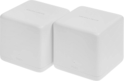 Бесшовный Mesh роутер Mercusys Halo H30G (HALO H30G(2-PACK)) AC1300 10/100/1000BASE-TX белый (упак.:2шт)