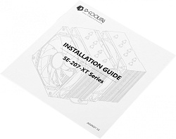 Устройство охлаждения(кулер) ID-Cooling SE-207-XT Soc-AM5/AM4/1200/1700/1851 черный 4-pin 15-35dB Al+Cu 280W 1190gr Ret (SE-207-XT BLACK)