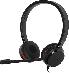Наушники с микрофоном Jabra Evolve 20 SE черный 1.2м накладные USB оголовье (4999-823-309)