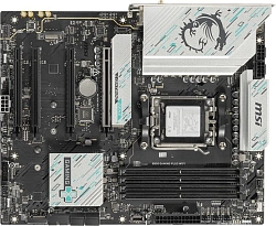 Материнская плата MSI B850 GAMING PLUS WIFI  Socket AM5 AMD B850 4xDDR5 ATX AC`97 8ch(7.1) 5Gigabit RAID+DP