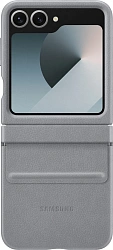Чехол (клип-кейс) Samsung для Samsung Galaxy Z Flip6 Kindsuit Case Flip 6 (F741) серый (EF-VF741PJEGRU)
