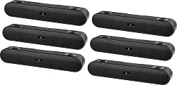 Саундбар Defender Z9 2.0 черный 16Вт беспроводные BT
