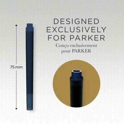 Картридж Parker Quink Z11 (1950385) черный/синие чернила для ручек перьевых (5шт)