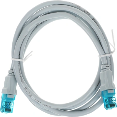 Патч-корд Vention VAP-A10-S150 1Гбит/с UTP 4 пары cat.5E CCA molded 1.5м серый RJ-45 (m)-RJ-45 (m)