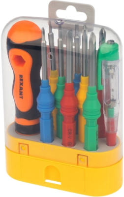 Набор отверток Rexant 12-4777 в компл.:10 предметов