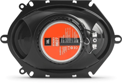 Колонки автомобильные JBL Stage3 8627 (без решетки) 250Вт 93дБ 3Ом 15x20см (6x8дюйм) (ком.:2кол.) коаксиальные двухполосные