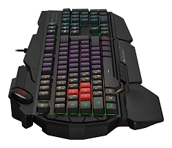 Клавиатура A4Tech Bloody B310N черный USB Multimedia for gamer LED (подставка для запястий) (B310N)