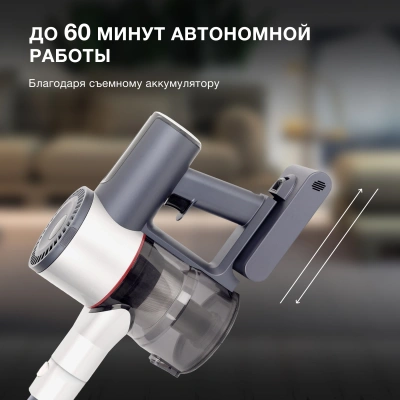 Пылесос Hyundai HYV-S7570 380Вт темно-синий/серебристый