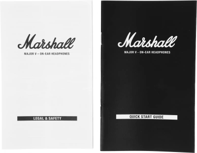 Гарнитура накладные Marshall Major V черный беспроводные bluetooth оголовье (MAJOR V BLACK)