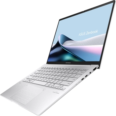 Ноутбук Asus Zenbook 14 OLED UX3405MA-QD988 Core Ultra 5 125H 16Gb SSD512Gb Intel Arc 14" OLED FHD+ (1920x1200) без ОС silver WiFi BT Cam Bag (90NB11R2-M01SN0)