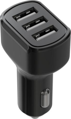 Автомобильное зар./устр. Wiiix UCC-5-3-01-QC-ANT 2.1A (QC) 3xUSB универсальное черный