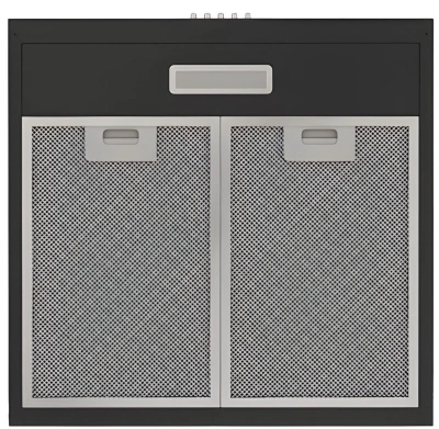 Вытяжка встраиваемая Elikor ECO BK 50 черный управление: кнопочное (2 мотора)