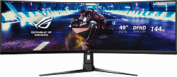 Монитор Asus 49" ROG Strix XG49VQ черный VA LED 32:9 HDMI M/M матовая HAS Piv 450cd 3840x1080 144Hz FreeSync 2 DP FHD USB 12.2кг