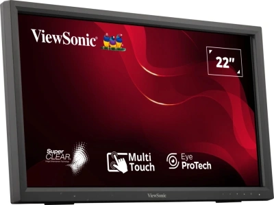 Монитор ViewSonic 21.5" TD2223-2 черный VA LED 16:9 DVI HDMI M/M глянцевая 250cd 170гр/160гр 1920x1080 75Hz VGA FHD USB Touch 4.5кг
